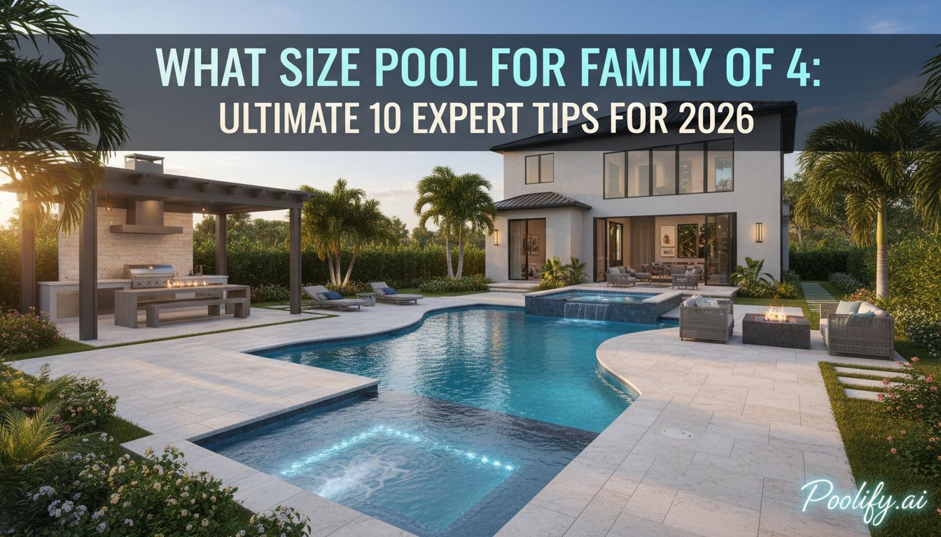 what size pool for family of 4