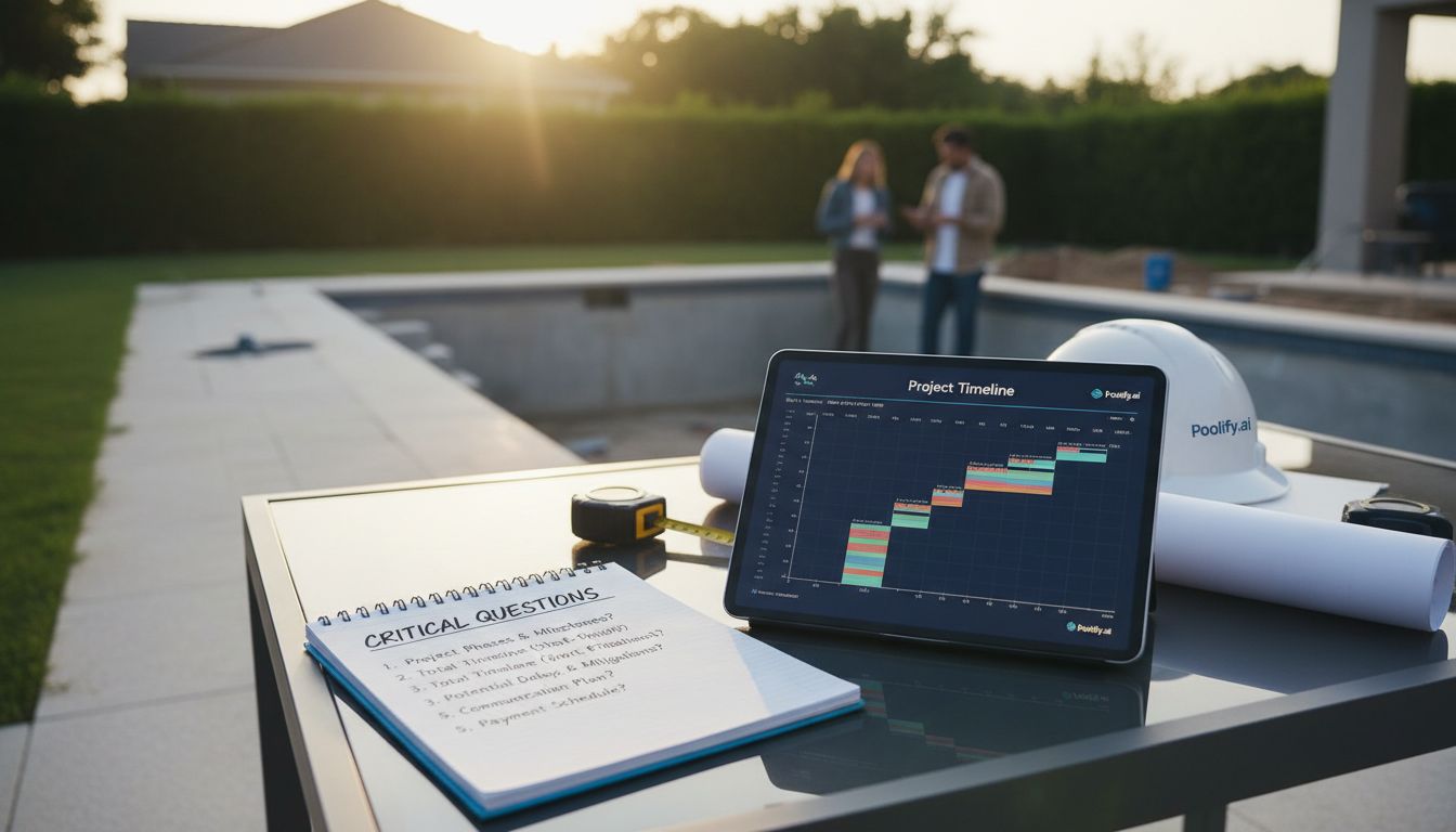 Critical Questions About Project Planning and Timeline - what to ask pool builder