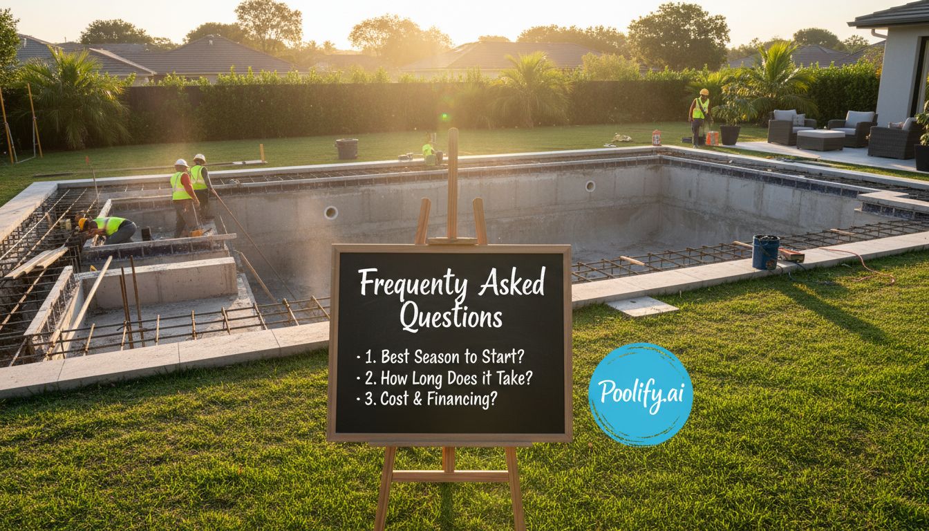Frequently Asked Questions - when is the best time to build a pool