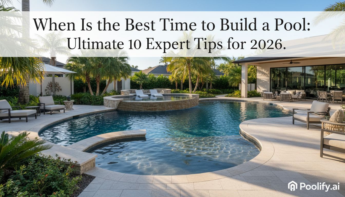 when is the best time to build a pool