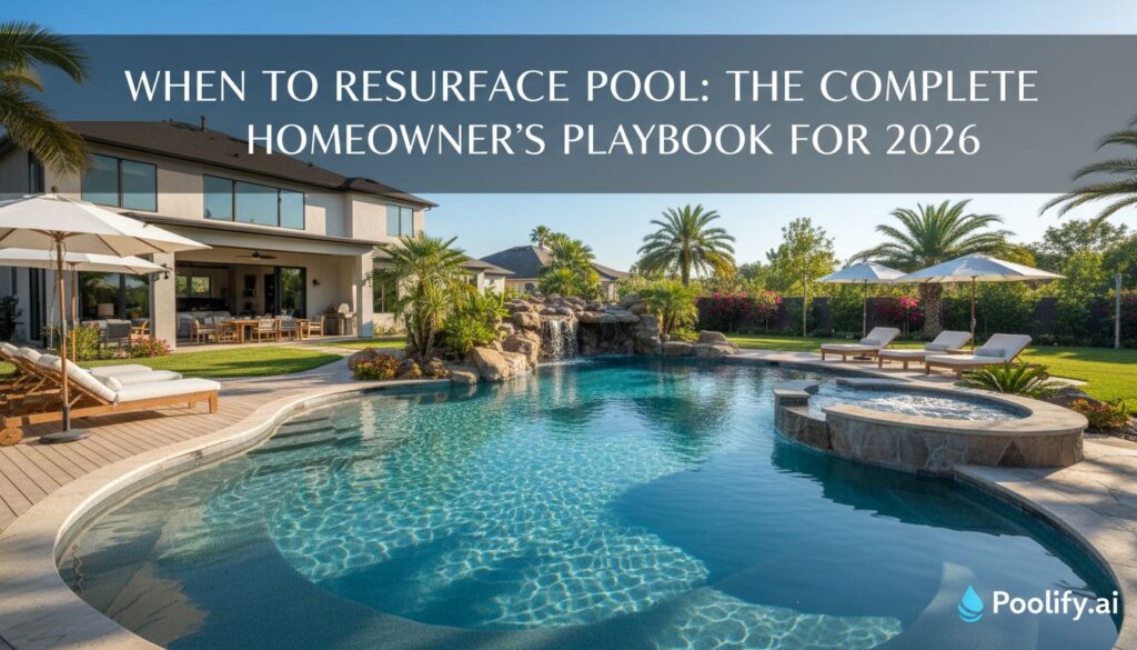 when to resurface pool