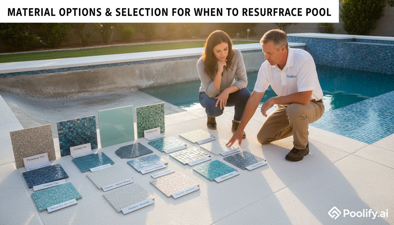 Material Options and Selection for When to Resurface Pool - when to resurface pool