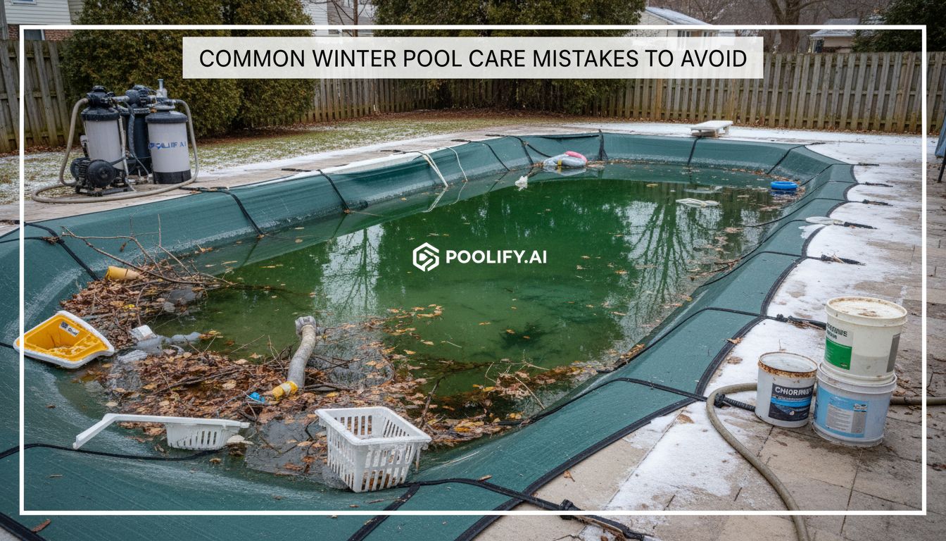 Common Winter Pool Care Mistakes to Avoid - winter pool care