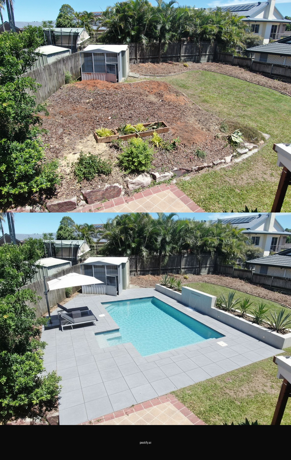 Backyard Pool Concept in your area