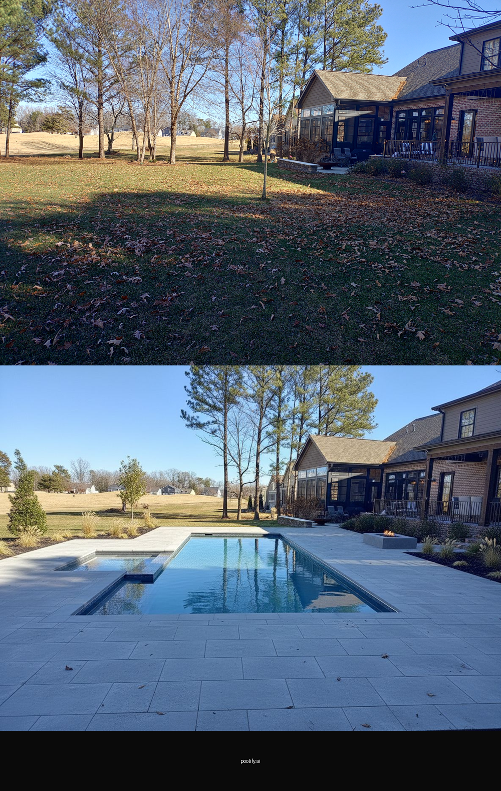 Backyard Pool Concept in 22898