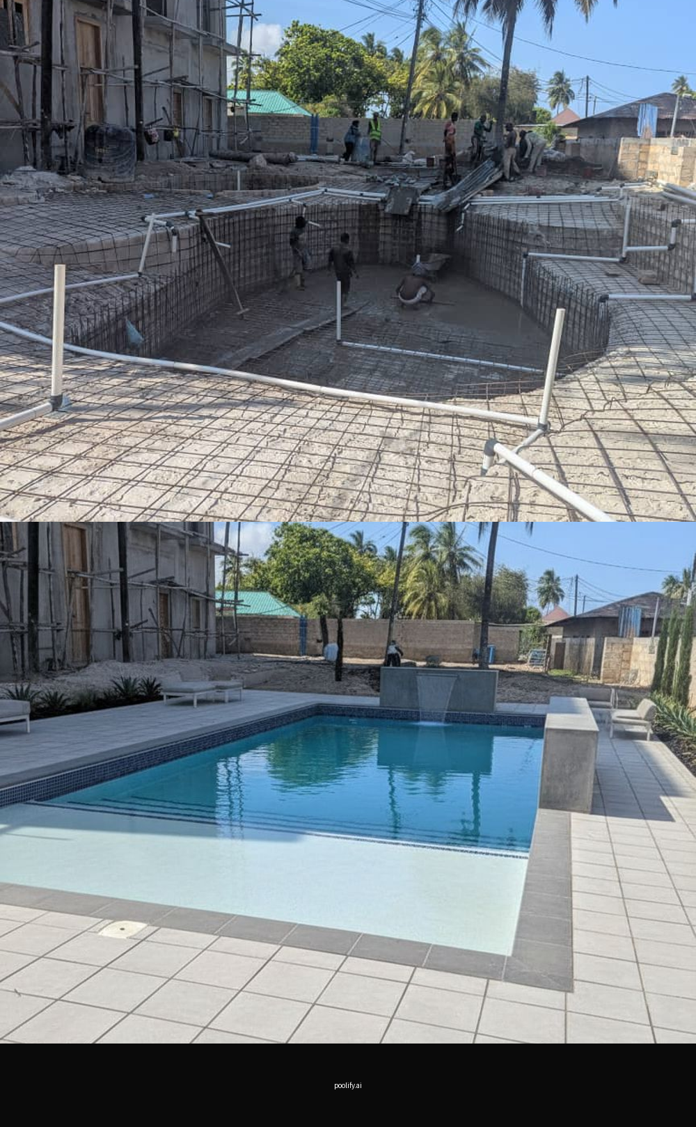 Backyard Pool Concept in 255